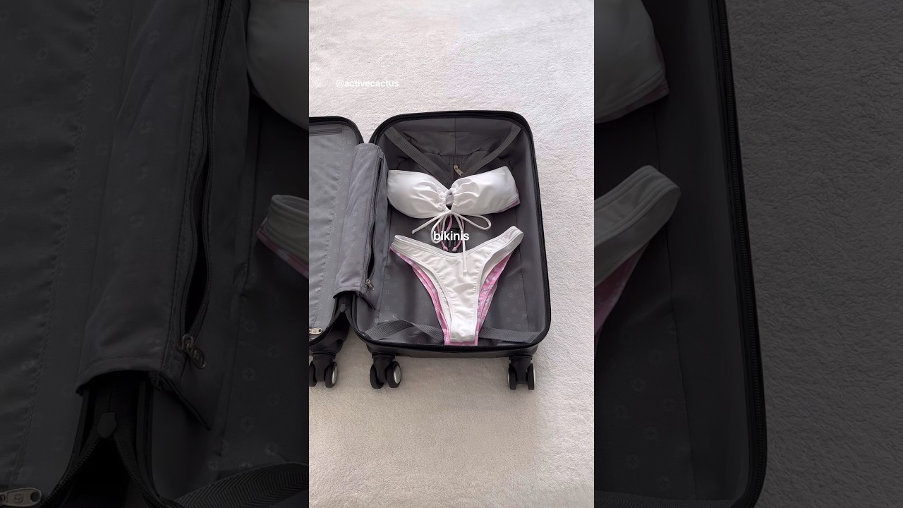 pack with me for the dominican republic 🌞 #aesthetic #vacation  #packwithme #organization