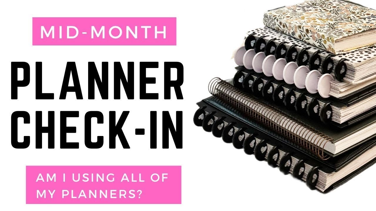 Fixed Version! Mid-Month Planner Check-In | Am I Using All My Planners?