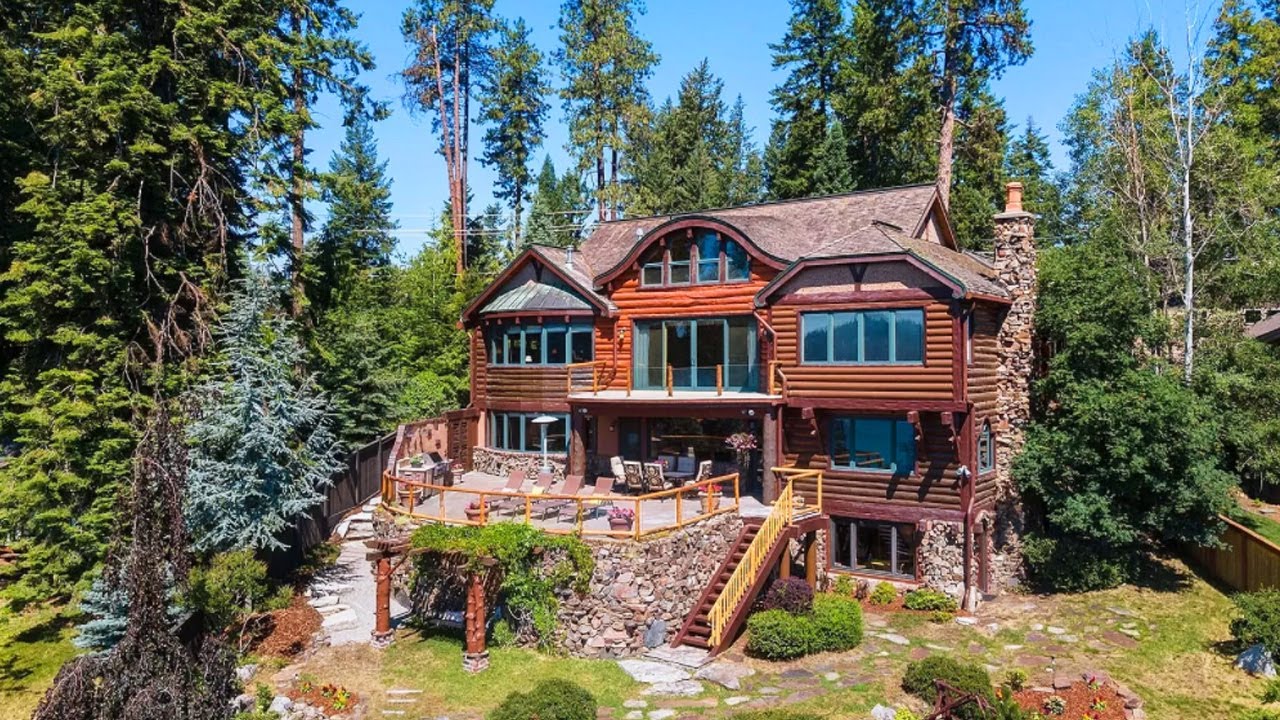 Tour of a luxury home in Idaho. Mansion for sale for $ 7,195,000.