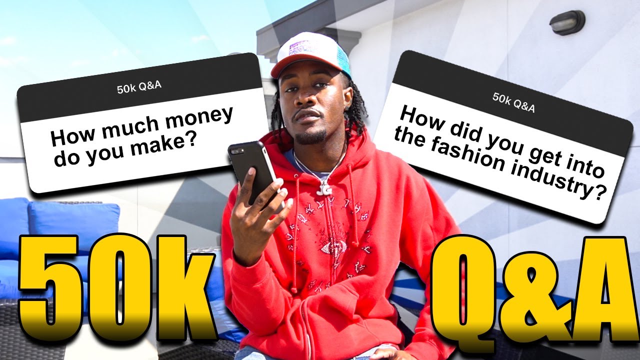 HOW I GOT INTO THE FASHION INDUSTRY | Answering VERY Personal Questions (50k Q&A)