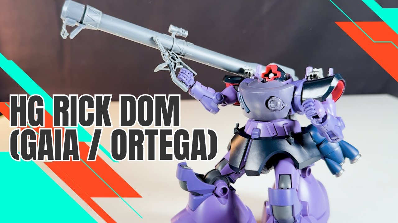 Обзор фигурки HG Rick Dom (Gaia / Ortega) от Bandai: Я не совсем уверен насчет этой.