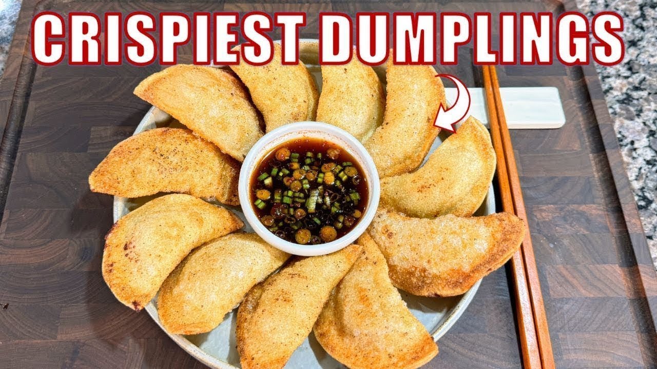 Как приготовить идеальные хрустящие жареные пельмени😋✨