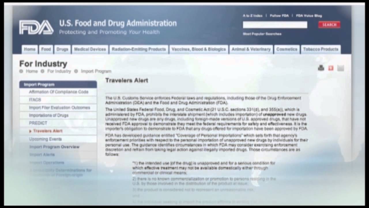 Traveling with Prescription Medications