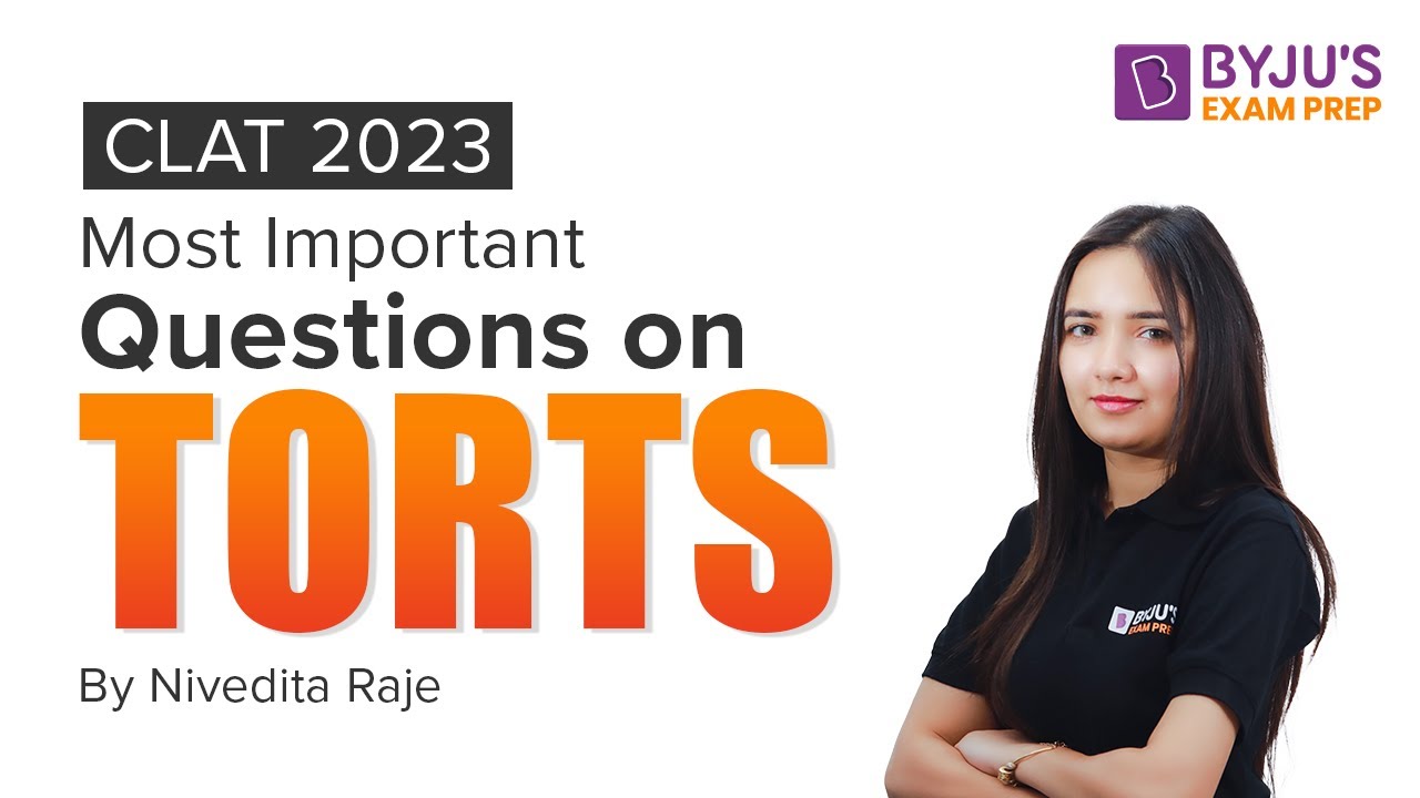 Passage based Questions on Torts | Law of Torts | Legal Aptitude for CLAT 2023 | Nivedita Raje