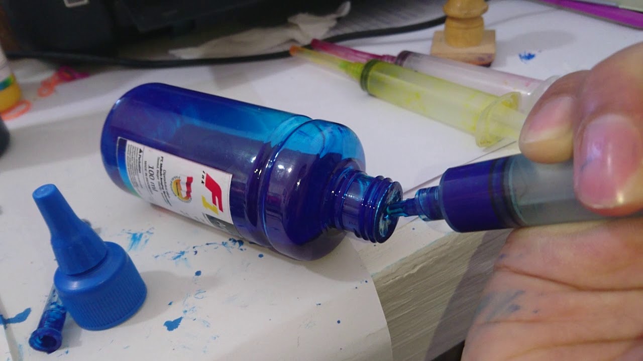 TUTORIAL cara mengganti tinta ori ke tinta Artpaper merek F1 pada printer Epson L3110