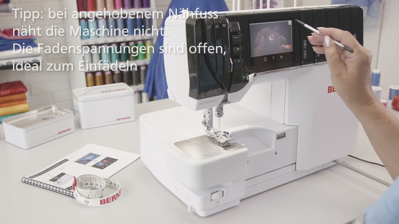 Bernina Nähcenter Iseli: Bernina L890 Overlock und Covermaschine erste Schritte