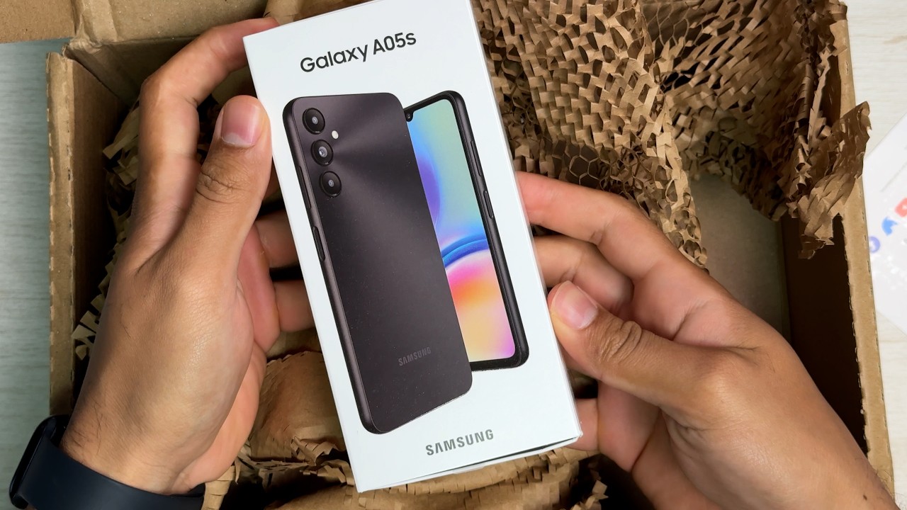 GALAXY A05s | Com Snapdragon, 128GB 6GB de RAM e preço baixo! Unboxing e Impressões