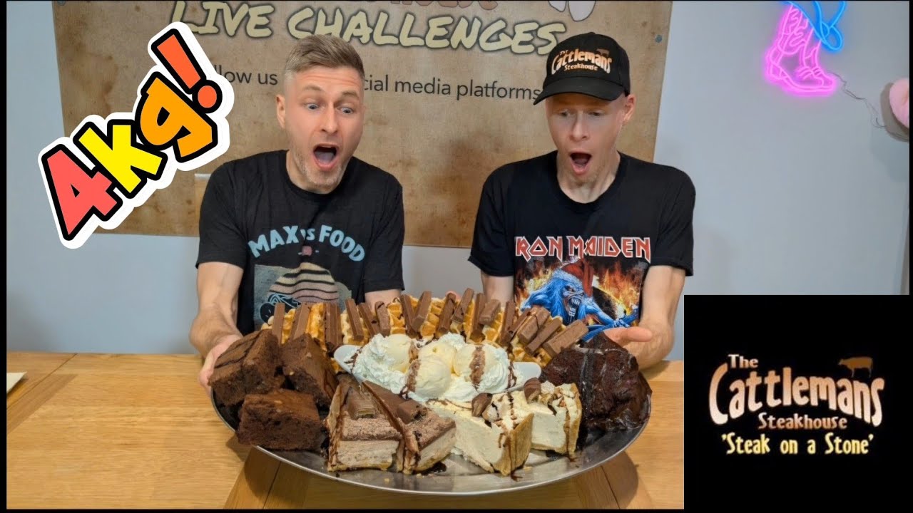 Englands BIGGEST Dessert Challenge...But Bigger!!! With Max v Food!!! EP 24