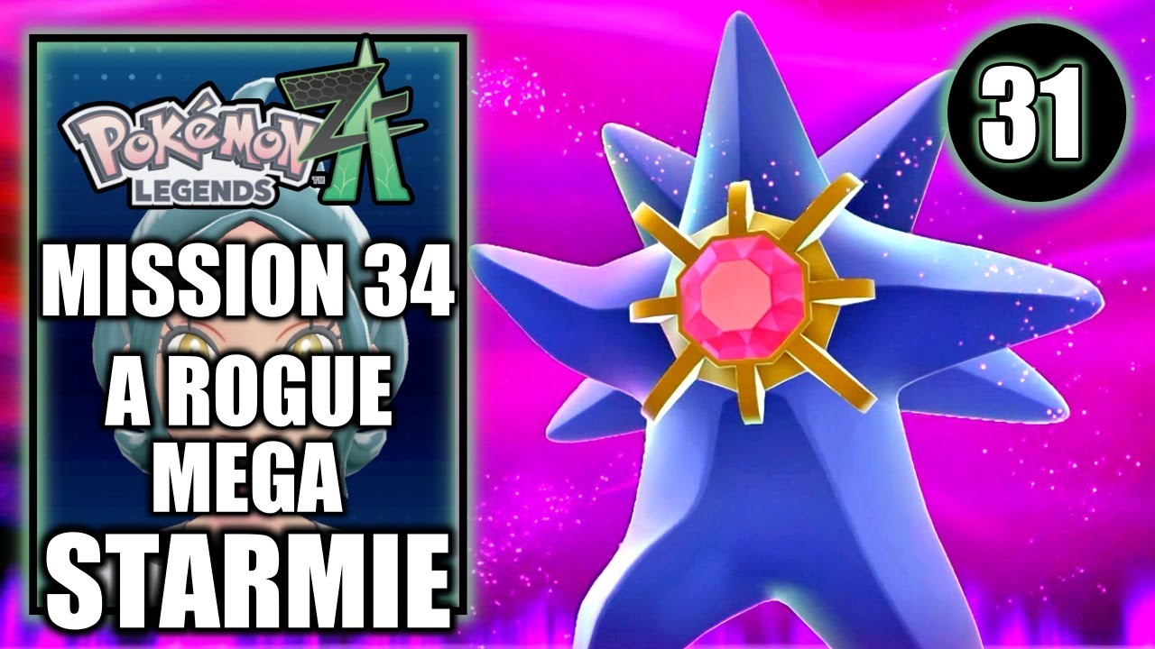 Pokemon Legends Z-A - Main Mission 34 - A Rogue Mega Starmie - Walkthrough Part 31