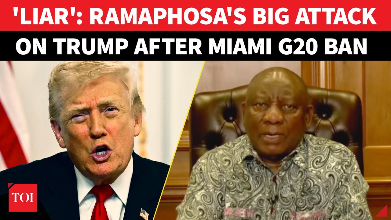 'Who Is Trump To Question Us?': Ramaphosa Loses Cool; Launches Big Attack On 'LIAR' US On G20 Snub