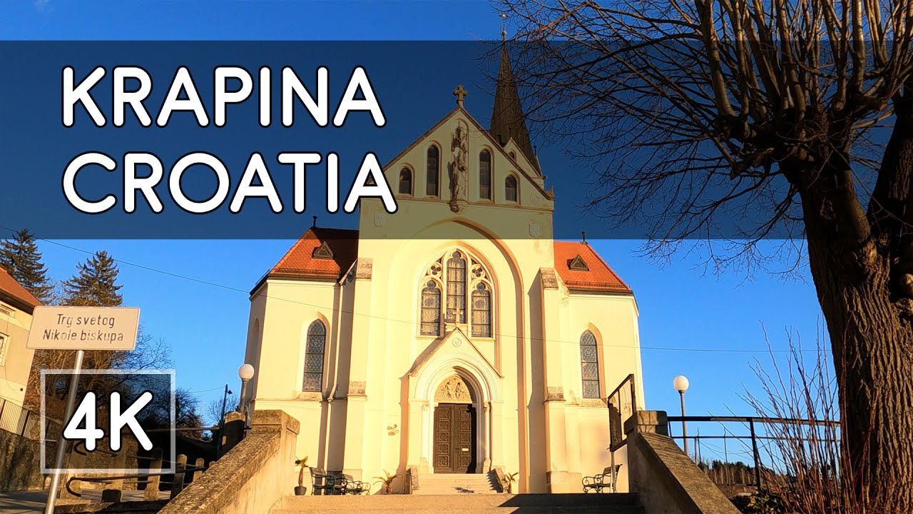 Walking Tour: Krapina, Croatia - 4K UHD Virtual Travel