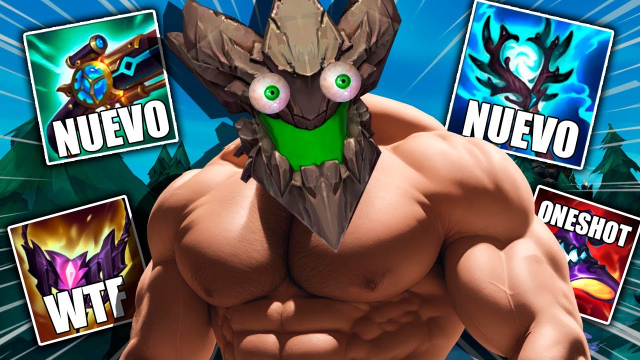 Acabo FLIPANDO con los NUEVOS ITEMS para MALPHITE JUNGLA😱 *Pero que C0JON3S es ESTO?*