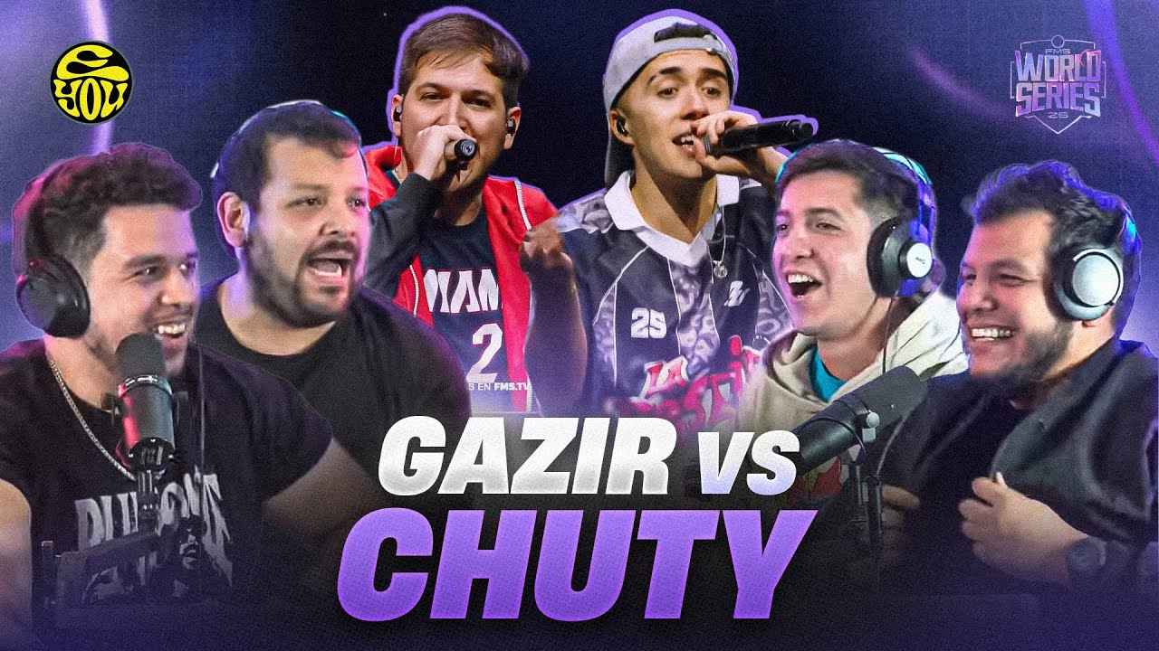 GAZIR OBTIENE UNA VEZ M&Aacute;S LA REVANCHA CON CHUTY EN FMS WORLD SERIES! - Reacci&oacute;n a FMS WS - EYOU TV