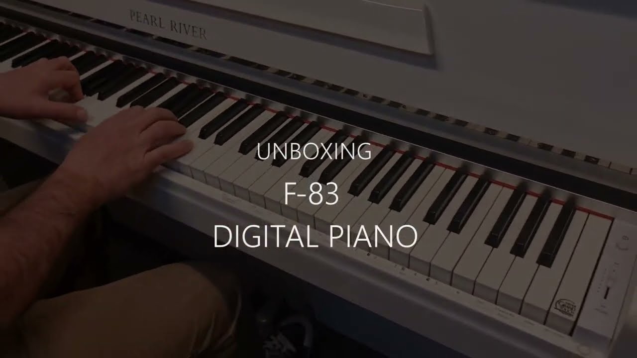 UNBOXING F-83 DIGITAL PIANO | PEARL RIVER