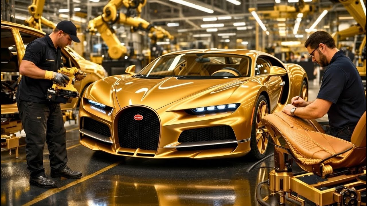 Inside the Bugatti  Factory How the Solid Gold Bugatti Tourbillon  Is Built from Scratch