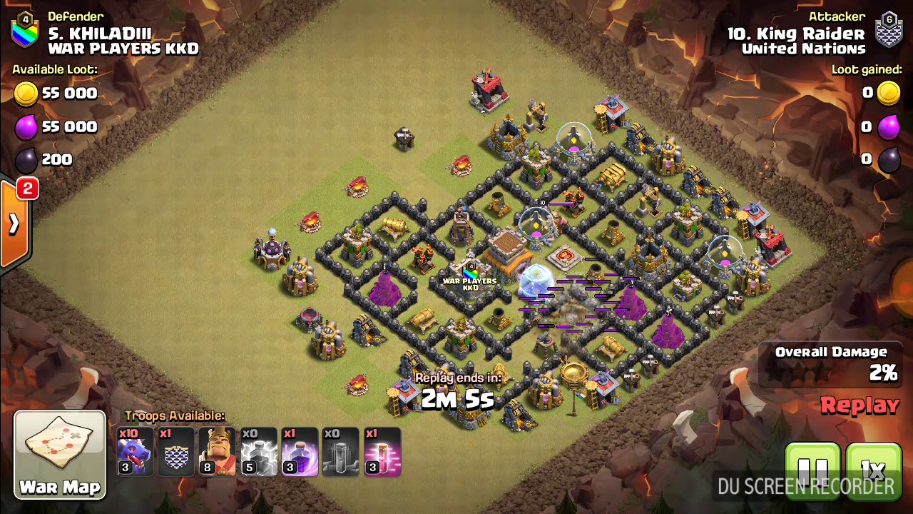 Th 8 destruction with drag zap eq