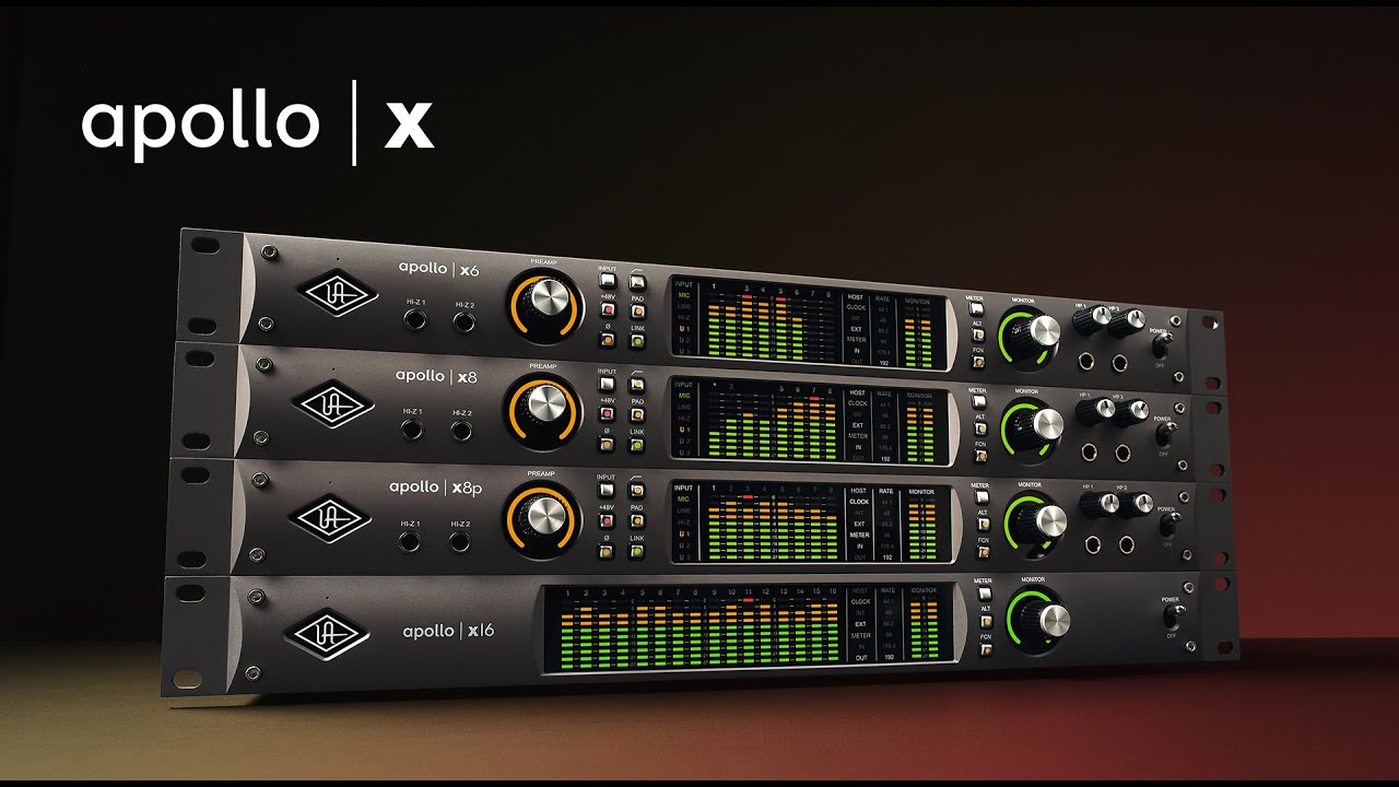 Apollo X Thunderbolt 3 Audio Interfaces