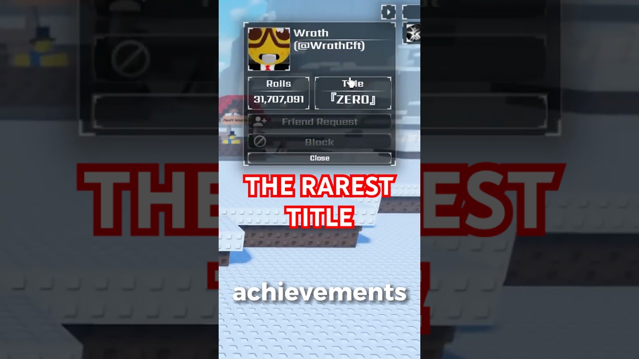 I GOT THE RAREST ACHIEVEMENT IN SOL'S RNG