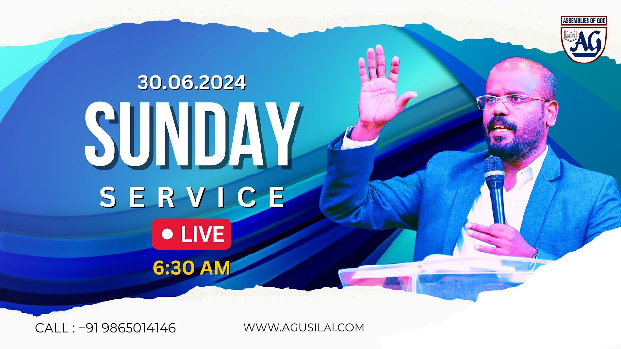Sunday service 30/06/2024 | Rev. SAM B BRAINARD | Gate of Heaven Assembly of God | Usilampatti