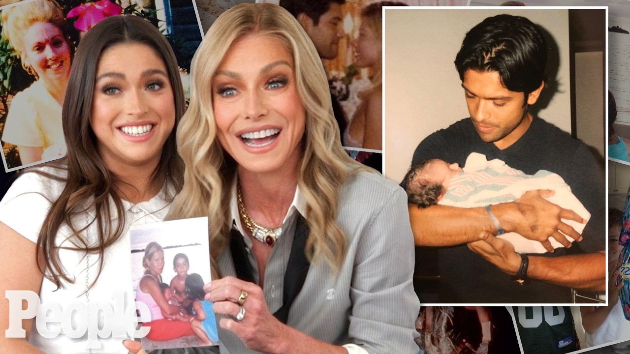 Kelly Ripa Reacts to Family Photos & Funny Mark Consuelos Memories with Her Daughter Lola | PEOPLE
