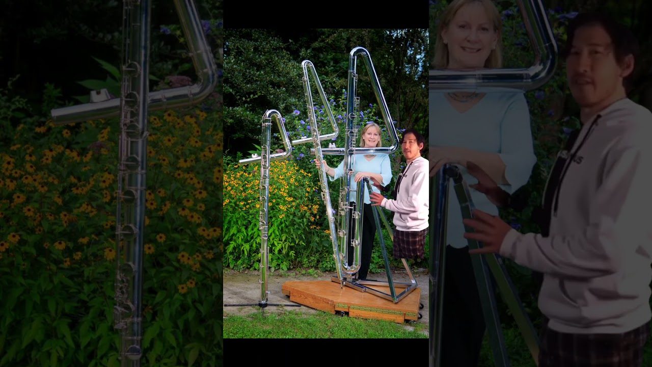 Low Flutes = Top Tier #flutes #lowflutes #bassflute #contra #instrument #unusannus #memes #music