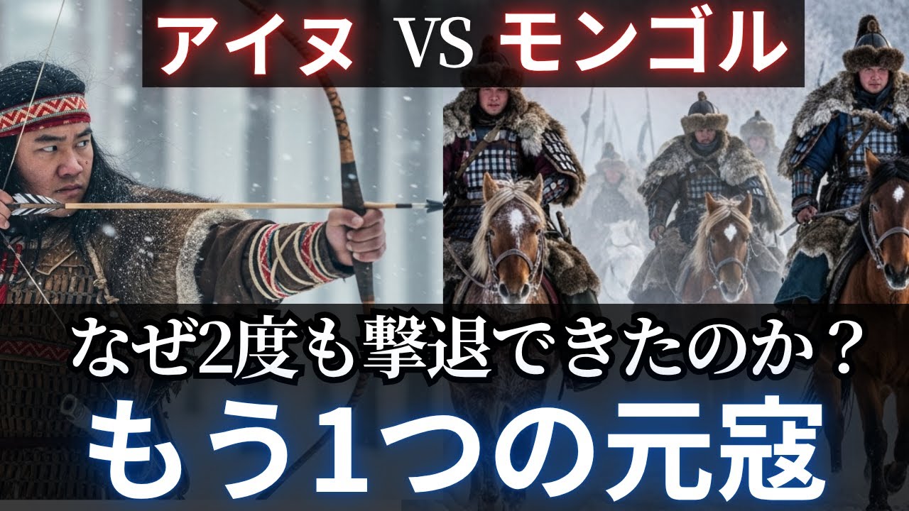【歴史の裏側】モンゴルVSアイヌ～知られざる元の樺太侵攻（元寇）