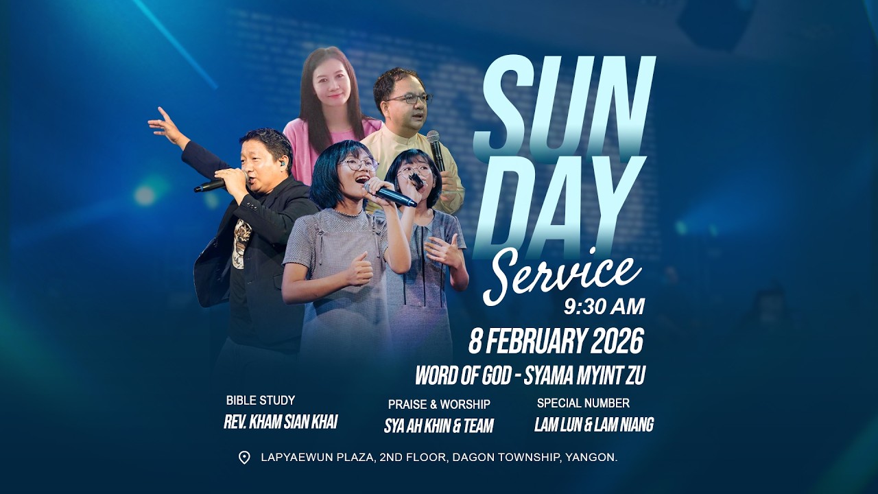 Sunday Worship Service in (Myanmar)
