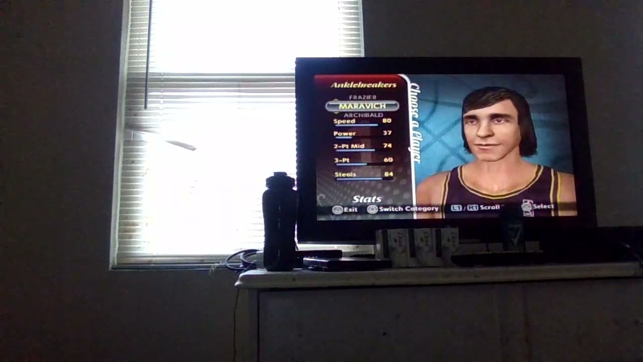 NBA Ballers Phenom PS2 All Unlocked Characters and NBA Players