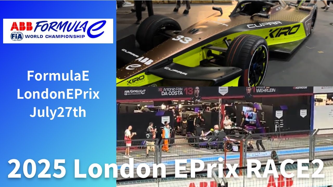 2025 LondonEPrix vlog July 27th formulae formula e