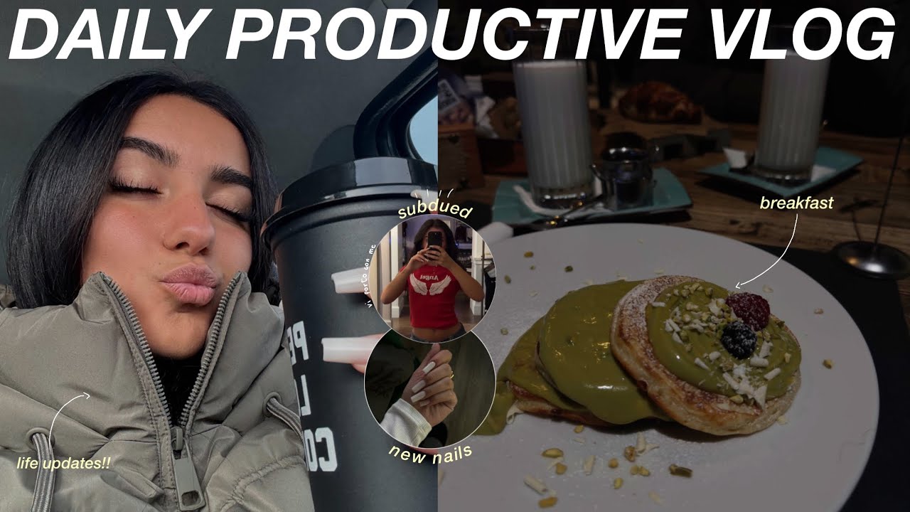 DAILY VLOG ☕️ new nails, acquisti, life updates, lavoro da subdued, università and more!