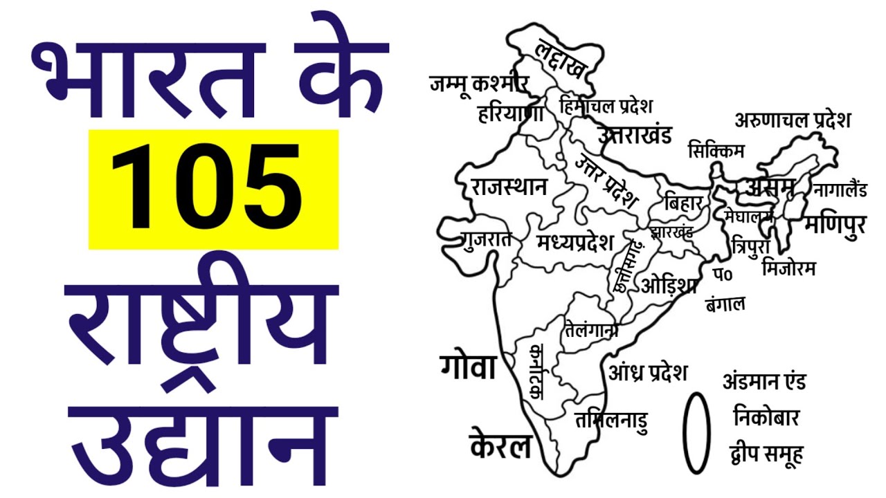 National Parks (राष्ट्रीय उद्यान) of India Through Map| Indian Geography