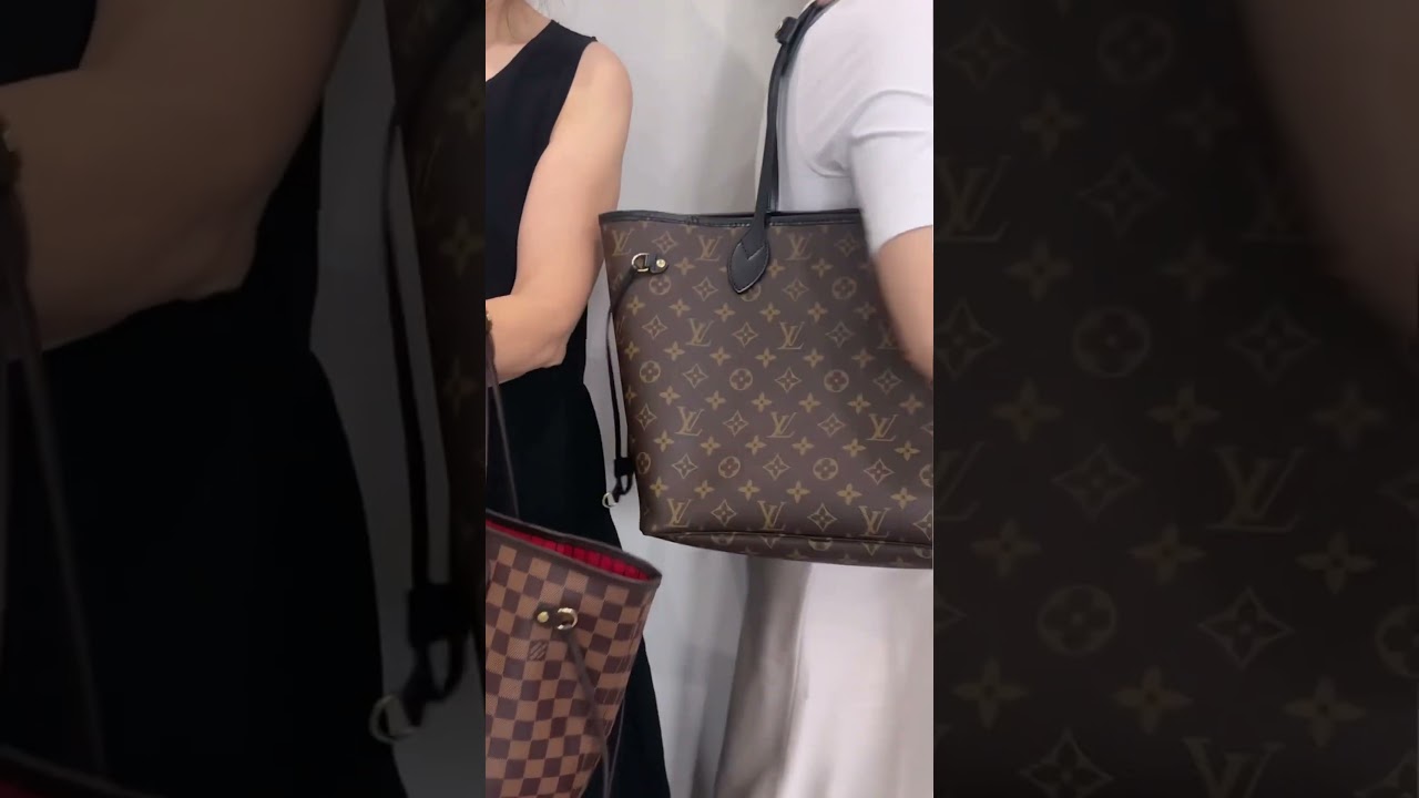 LV Neverfull Totes - Damier Ebene and Limited Edition World Tour #lv #louisvuitton #lvbag