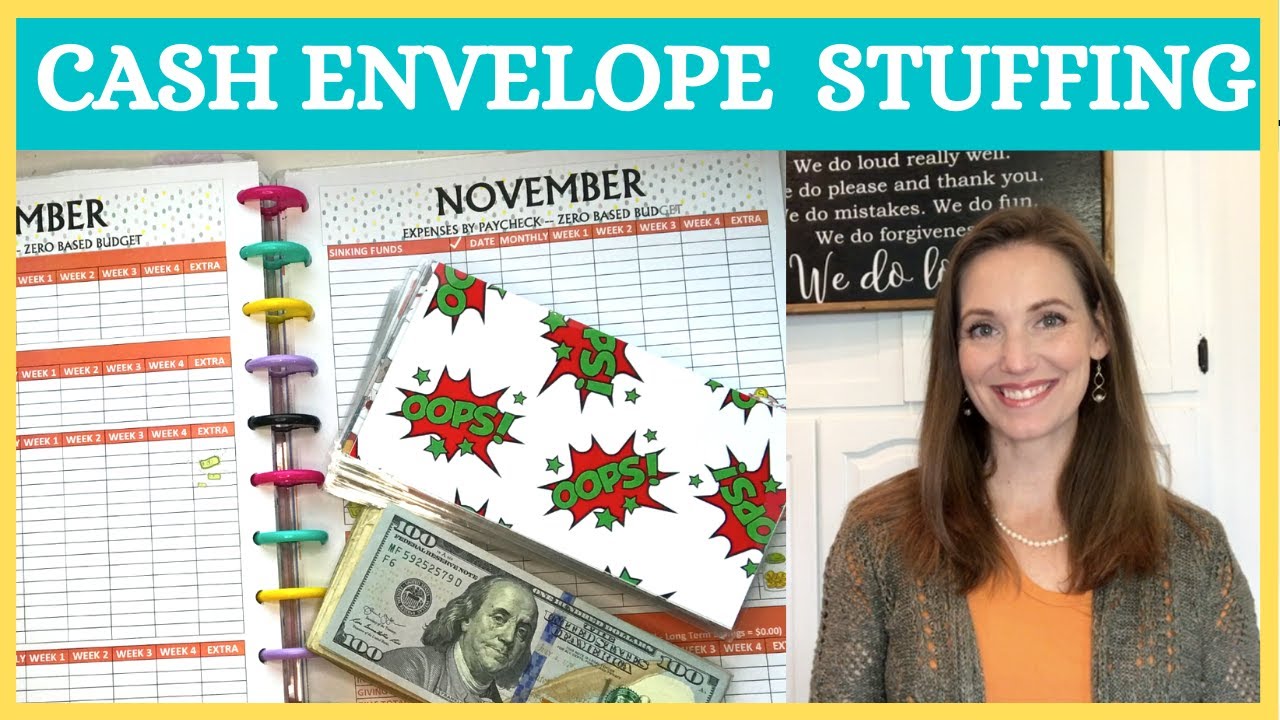 HUGE PAYDAY | November Budget | Cash Envelope Stuffing | Large Family One Income | Zero Based Budget