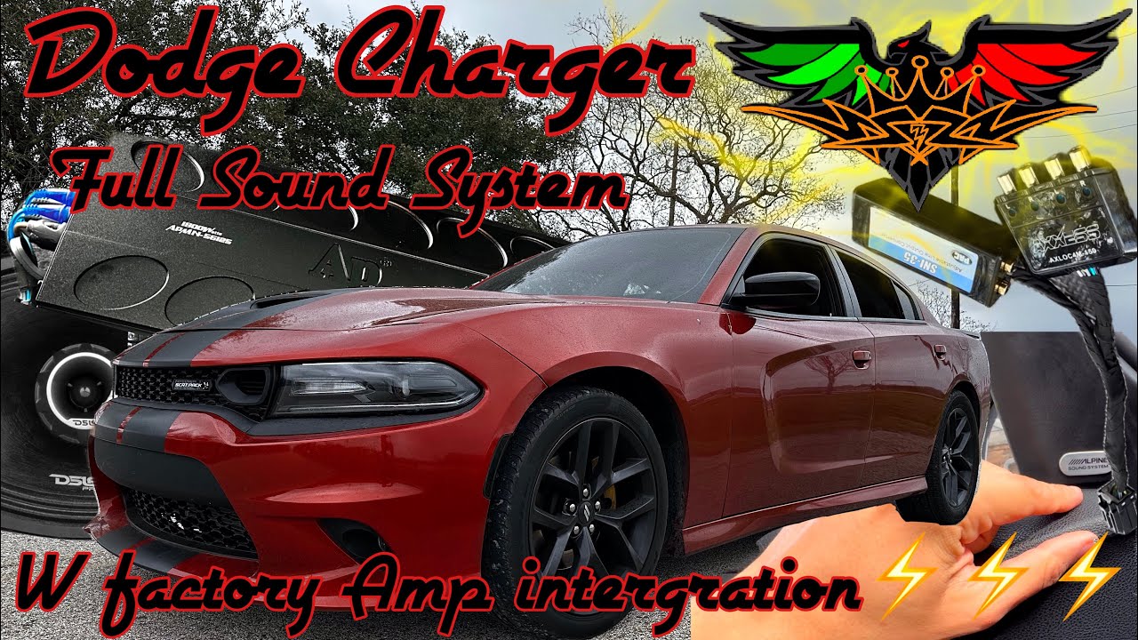 Установка аудиосистемы Dodge Charger 2020 ⚡️🦅⚡️