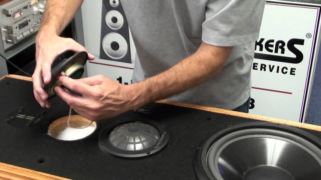 Infinity Speaker Repair Kappa Woofer and Polydome K Midrange Replacement