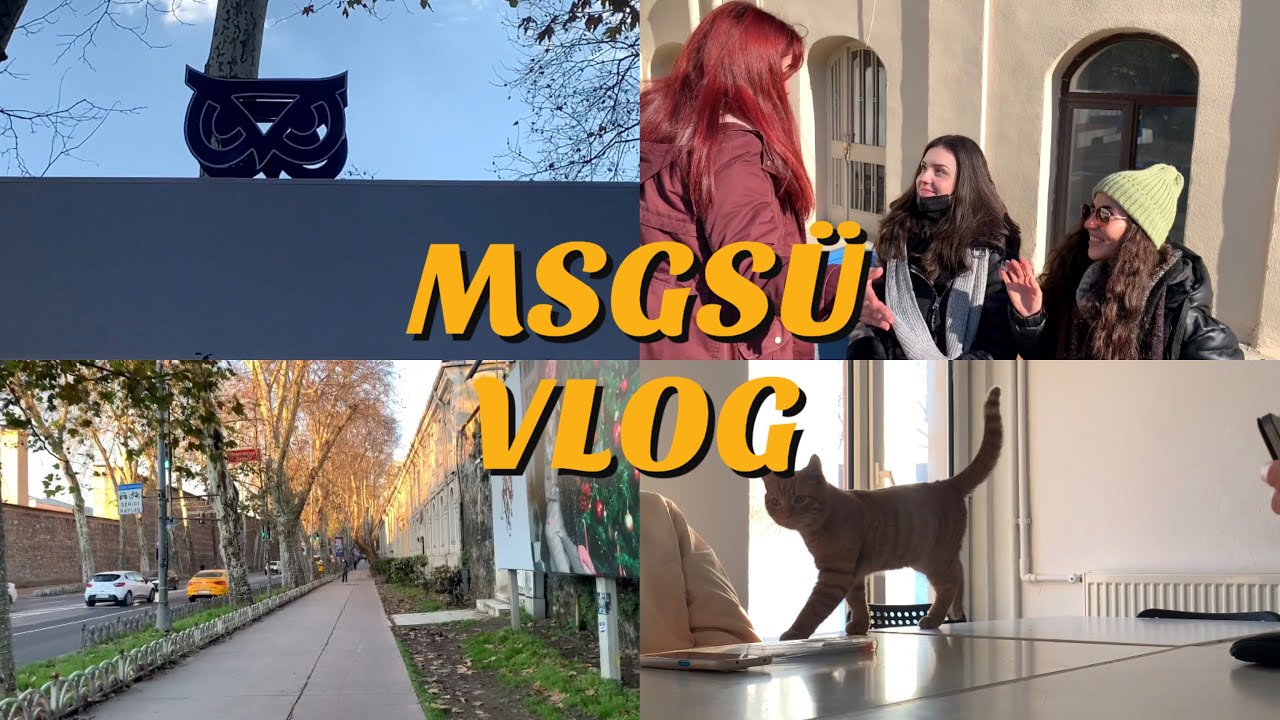 Mimarlık Fakültesinde Bir Gün I msgsü günlük vlog, kahve ve tatlı, ödev