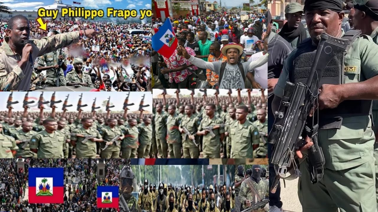 28 JAN GUY PHILIPPE GWO NOUVÈL YON FOUL SÒLDA GUY REVOLISYON PÈP LA,CPT ANTRAVE FRASA MELI PAPA