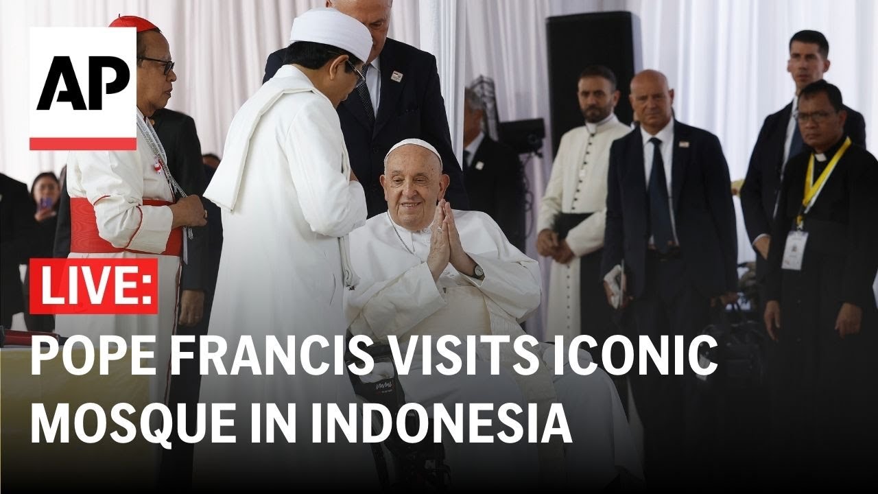 LIVE: Pope Francis visits the Istiqlal mosque in Indonesia