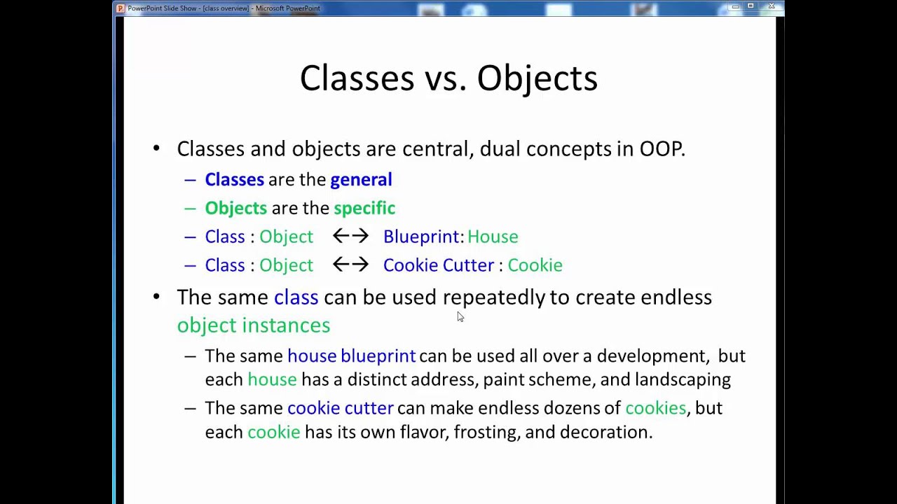 class overview 1