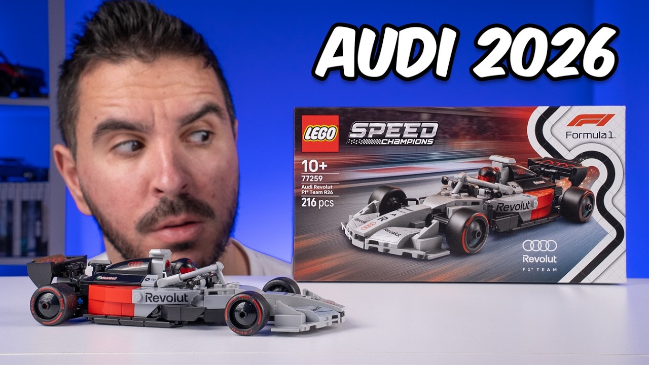 itt vannak az ÚJ SZABÁLYOK! || LEGO 77259 Audi Revolut F1 Team R26 versenyautó
