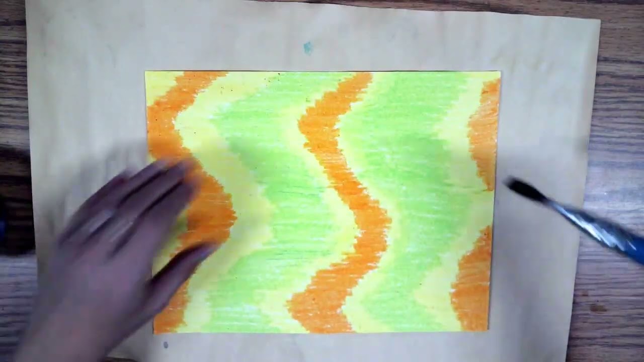Sgraffito (Scratch Art!) Step 1