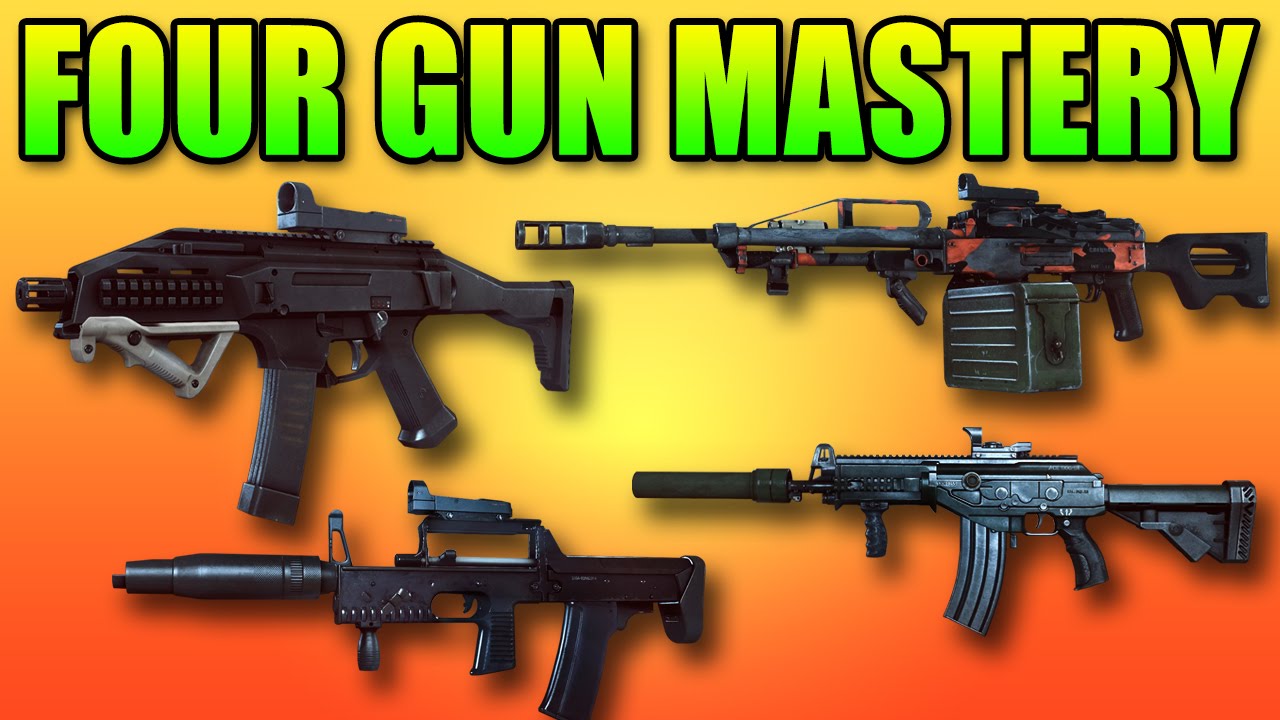 4 Gun Weapon Mastery: ACE-21, A-91, PKP Pecheneg, CZ-3A1 | Battlefield 4 Gameplay
