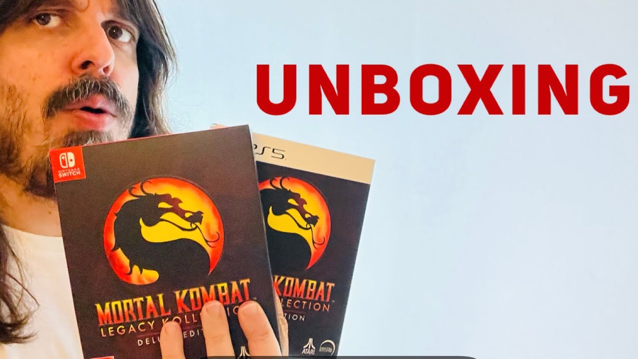 Unboxing Mortal Kombat Legacy Kollection Deluxe Edition - PS5 & Switch