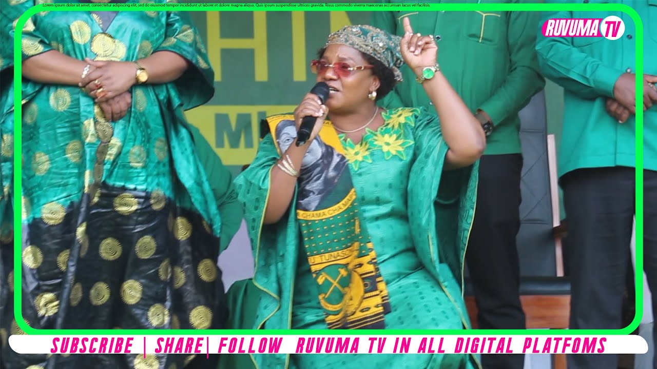 🔴 MARIAM NYOKA MBELE YA  DKT. NCHIMBI  APIGA MAGOTI KUOMBA KURA ZA CCM KWA WANANCHI TUNDURU