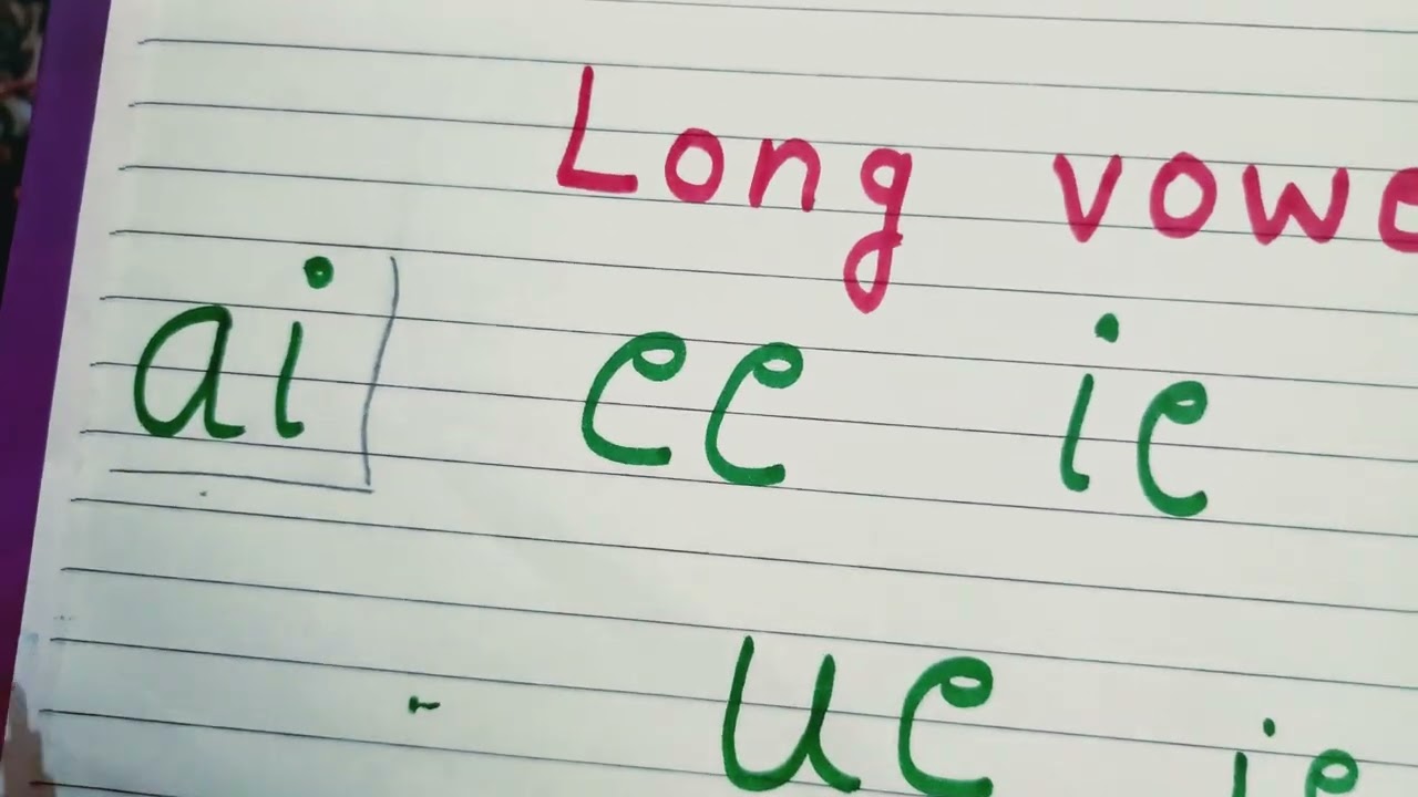 Long vowel sounds tricks😀@Anushree90
