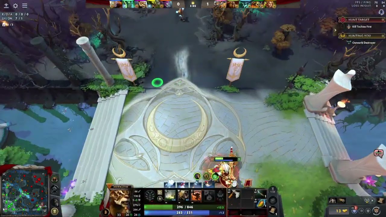 🍺BREWMASTER MENGAMUK! Ulti SPLIT BIKIN TEAMFIGHT KACAU | AfroGaming