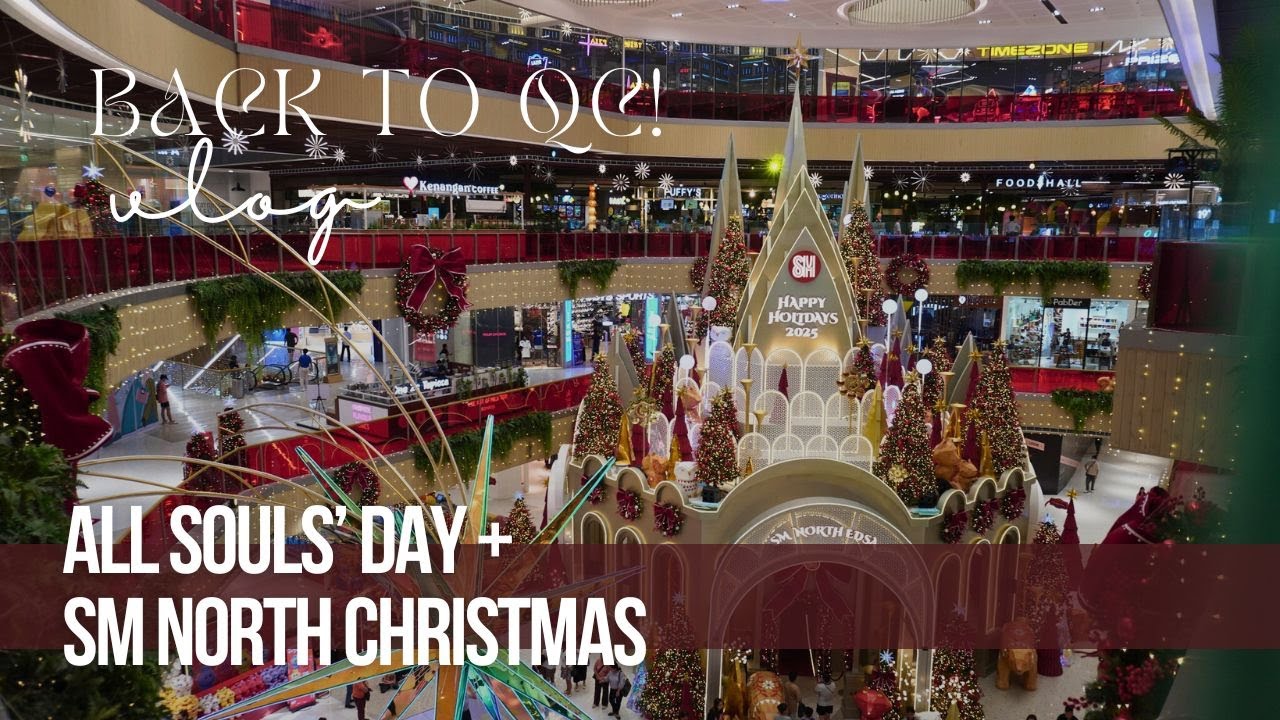 All Souls’ Day QC Trip: Visiting Lolo & Lola + SM North Christmas + Yayoi