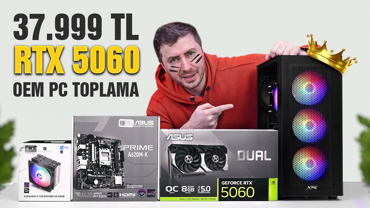 37.999 TL ASUS RTX 5060 OEM PC Rehberi | PCH GG17 🟢🟢