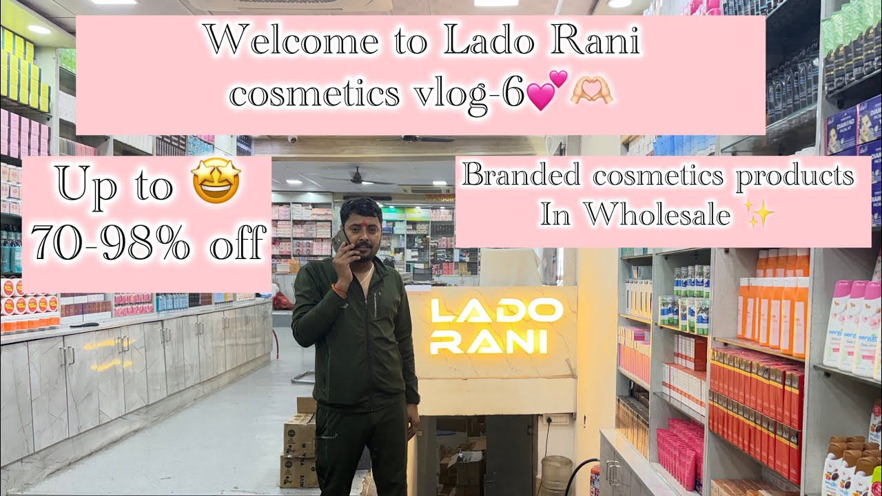 Lado Rani cosmetics vlog-6  part-2 💕🫶🏻