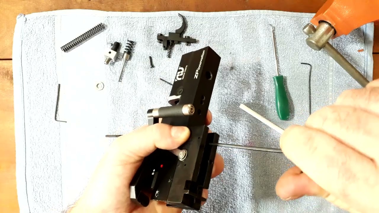 Como montar válvula disparadora, martelo e gatilho da Nova vista alpha.